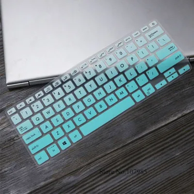 GradualSkyblue Силиконовая клавиатура для ноутбука, защитный чехол для ASUS VivoBook S13 S330UN s330ua S330U s330 adol13 ADOL 13 13,3 дюймов - Цвет: GradualSkyblue