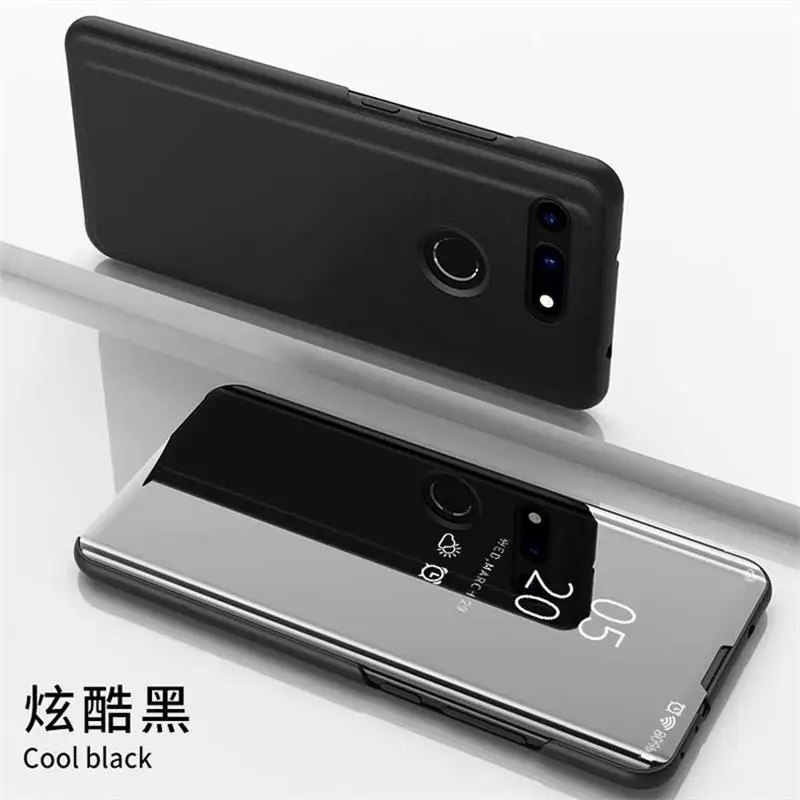 Ударопрочный чехол для Huawei Honor View 20 View20 роскошное умное зеркало флип-чехол с