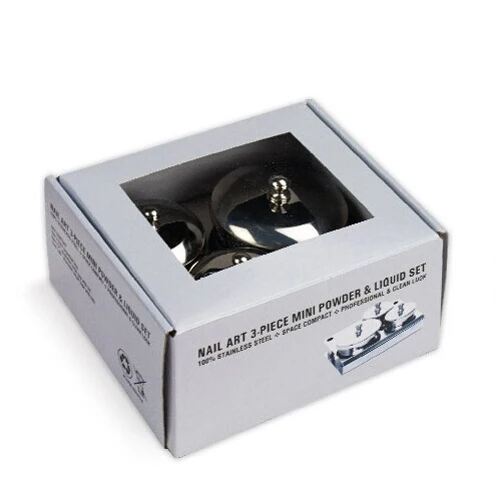 Мини-набор для дизайна ногтей из нержавеющей стали 100 комплектов акриловое