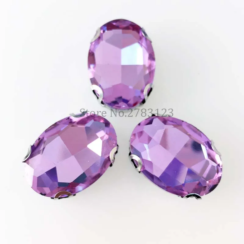 Высококачественные камни для пришивания стеклянные кристаллы овальной формы