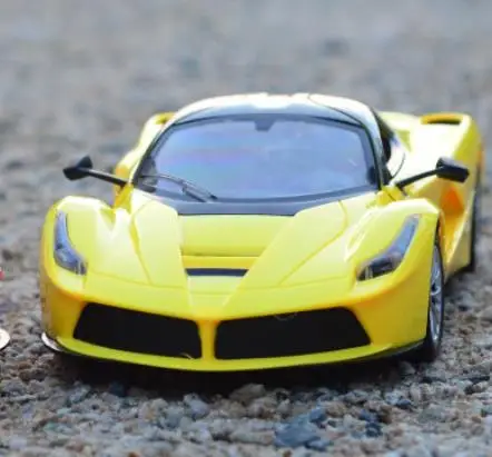 Yellow Новинка, горячая 1:14, LaFerrari, интеллектуальная машина с гравитационным зондированием, rc, игрушки для детей, пульт дистанционного управления, супер спортивная модель автомобиля, игрушка для мальчиков - Цвет: Yellow