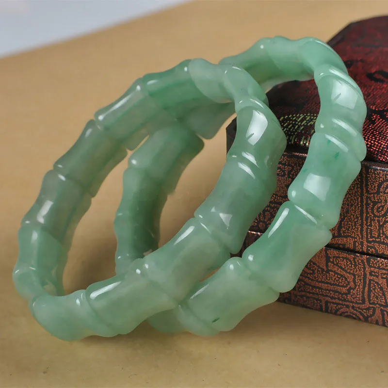 Grade A stone Natural donglingyu Bracelets one piece Carved Green Mens jewelry Womens Jewelry. | Дом и сад