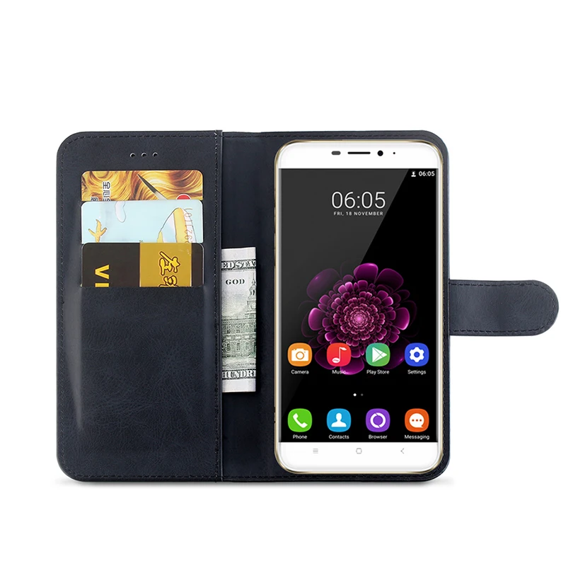 Ocolor для Oukitel U20 плюс PU кожаный чехол люкс Бумажник Защитная крышка элегантный флип