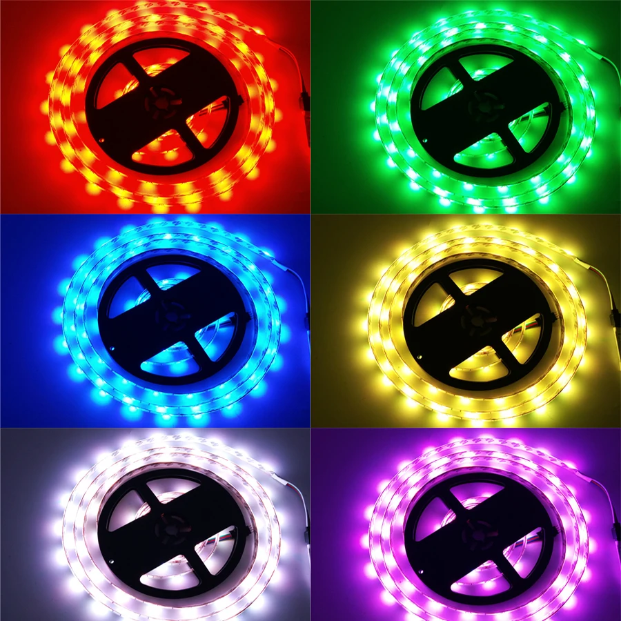 GOOLOOK 5050 RGB led strip light 5M 10M Strip 30 leds/m tape non waterproof ribbon for home decoration IP20 IP65 | Освещение