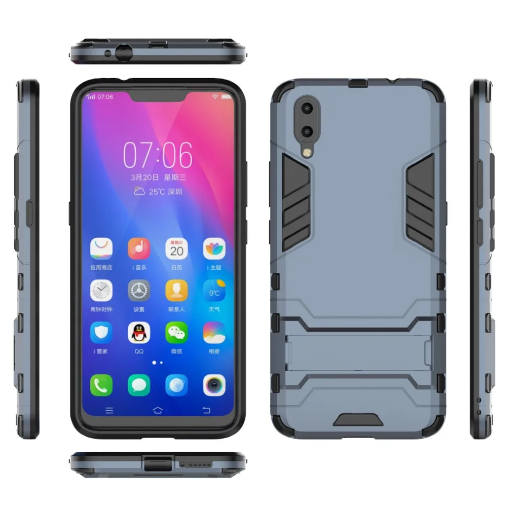 Броня серии подходит для естественных X23 Kickstand Case современный Slim Fit чехол телефона