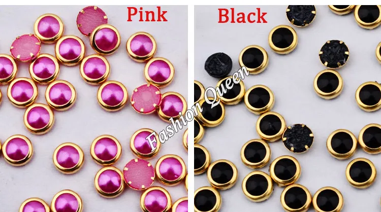 100 шт. искусственные жемчужины стразы 3d золотые металлические шпильки