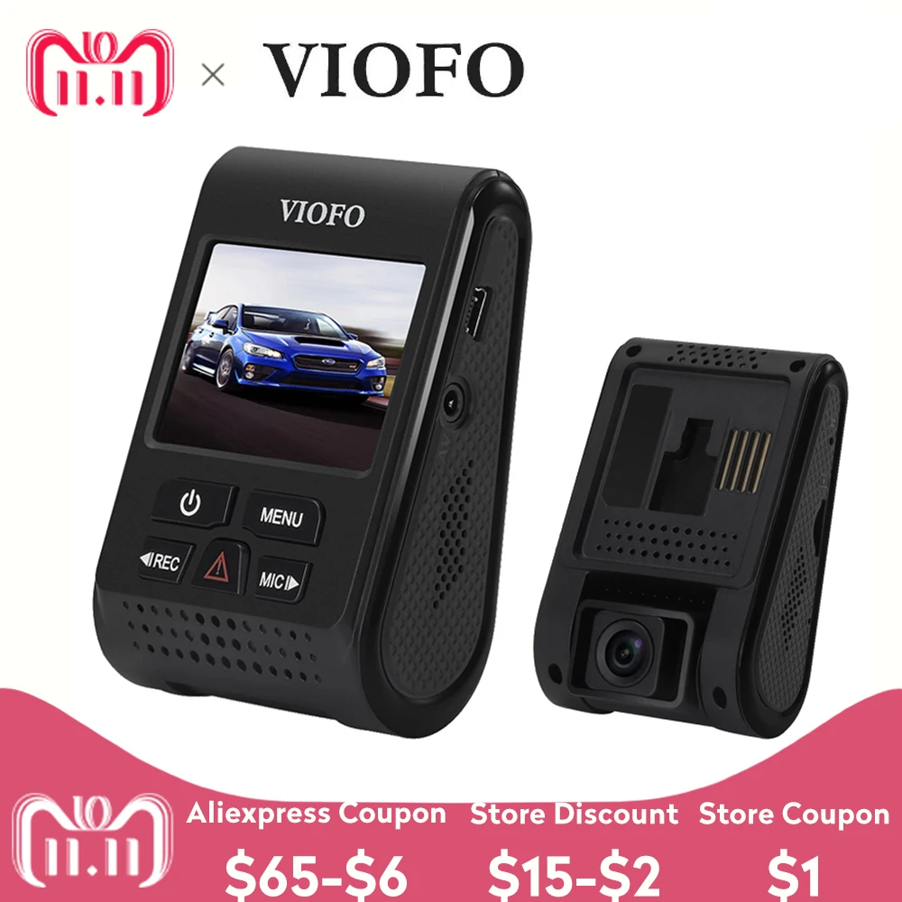 VIOFO A119 с gps модуль 2 0 &quotВидеорегистраторы для автомобилей Новатэк OV4689 1080 P тире
