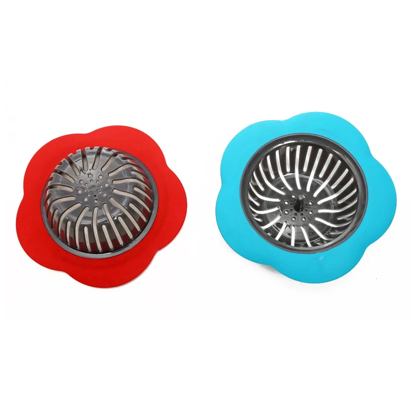 Силиконовая Кухонная Раковина фильтр в форме цветка душевая раковина Крышка для