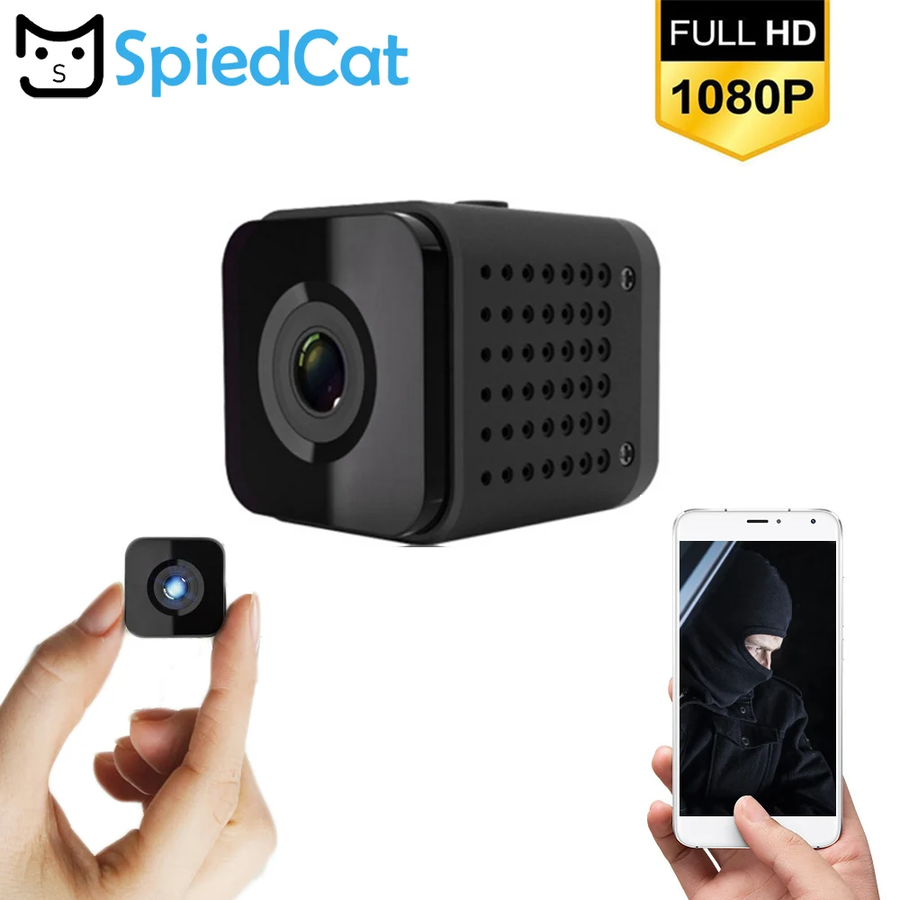 Мини Wifi IP камера инфракрасная ночного видения HD 1080 P микрокамера автомобиля Спорт