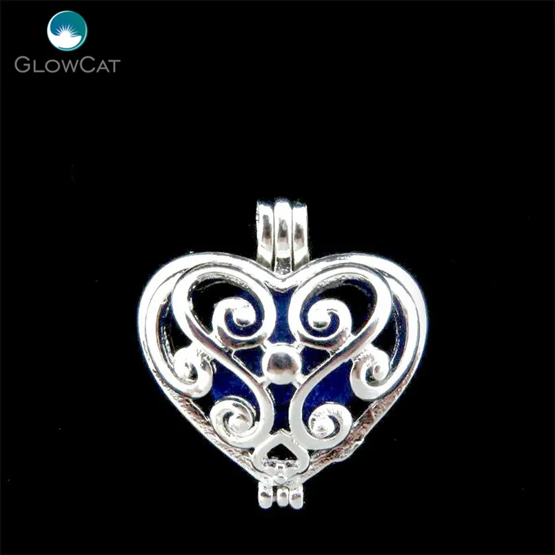 L108 5pcs/Lot LOVE Totem Heart Necklace Pendant Charm Locket Essential Oil Diffuser DIY Jewelry For Women | Украшения и