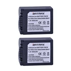 Аккумулятор Batmax для камеры Panasonic, 2 шт., аккумулятор для CGR CGA S006E S006 S006A BMA7, DMW, BMA7, DMC, FZ7, FZ8, FZ18, FZ28, FZ30, FZ35, FZ38
