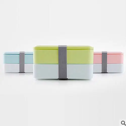 Японский микроволновый пластиковый Bento ланч бокс школьный контейнер для еды