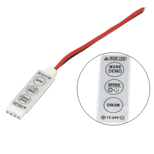 Контроллер RGB с диммером 19 режимов 20 цветов 12 В 24 6 А|rgb controller|controler dimmerrgb dimmer controller |