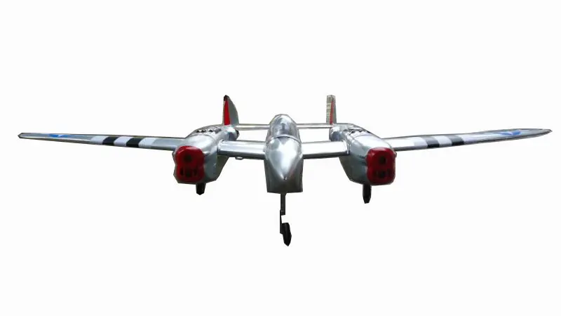 Модель полета P38 RC Scale 90 ''/2300 мм деревянное фиксированное крыло двойной