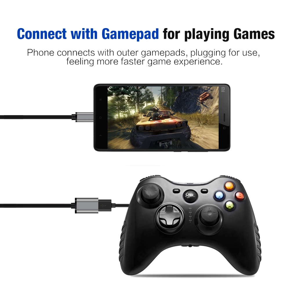USB C OTG Кабель 2 0 3 1 адаптер type c для samsung galaxy s8 s9 HUAWEI P10 P20 mate10 pro Macbook 20 см | Электроника