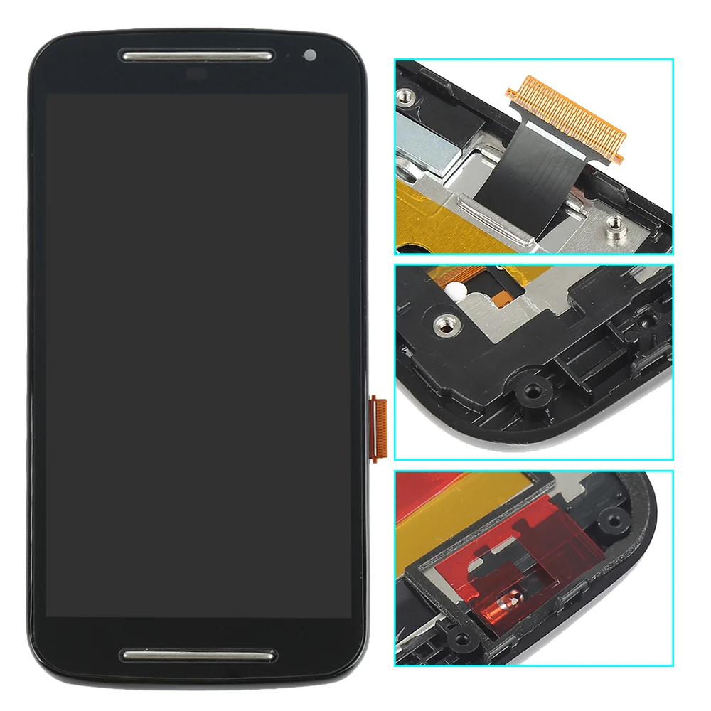 ЖК-дисплей для Motorola MOTO G2 lcd XT1063 XT1064 XT1068 XT1069 дисплей сенсорный экран дигитайзер с