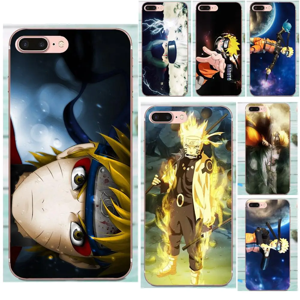 Shippuden Kunai Naruto Uzumaki для Apple iPhone X XS Max XR 4 4S 5 5C 5S SE 6 6S 7 8 Plus ТПУ чехлы