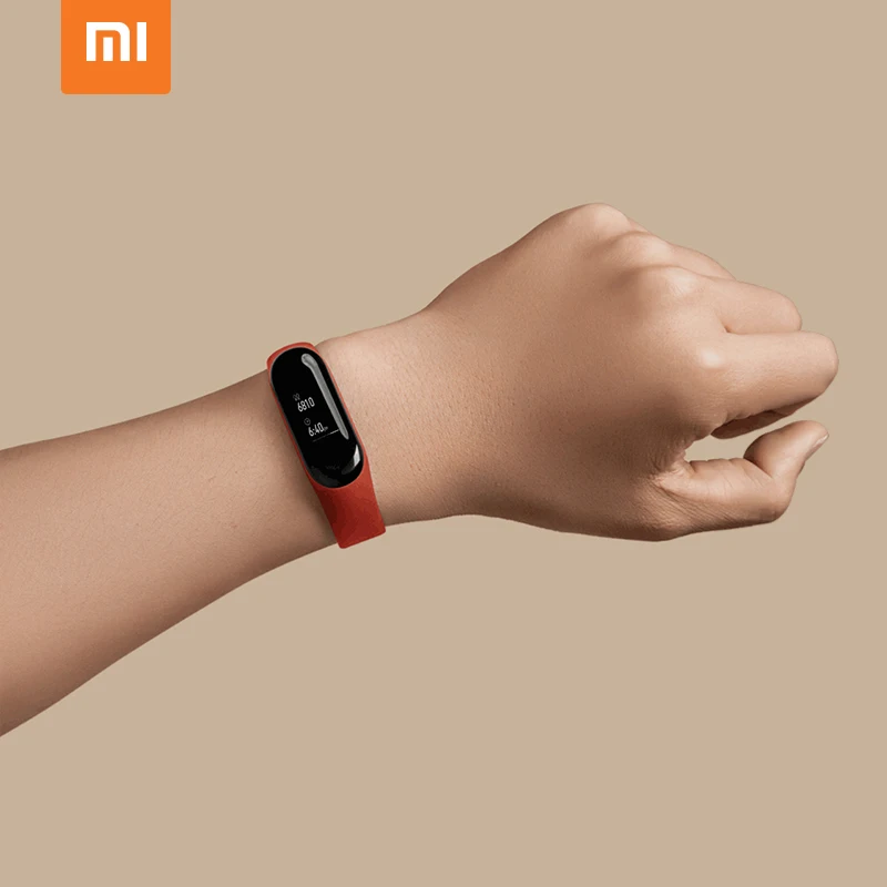 Xiaomi Mi группа 3 умный Браслет монитор сердечного ритма Смарт с 0 78 дюймов OLED