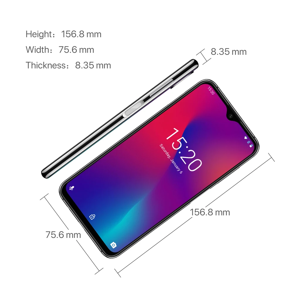 UMIDIGI One Max 4 Гб 128 ГБ 6 3 дюйма полноэкранный 4150 мА/ч двойная камера смартфон NFC