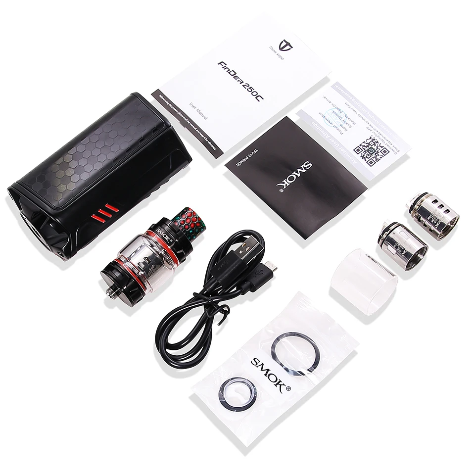 Оригинальный Thinkvape Finder DNA 250C mod комплект с 8 мл V12 Prince Tank evolv чип think vape kit|Системы