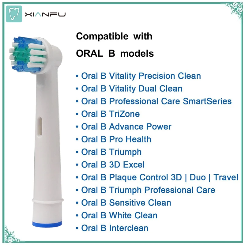 4 шт. флейта Oral B для Braun Sensitive Clean Vitality Precision Clean/Triumph/Pro Health|Насадки зубных щеток| |