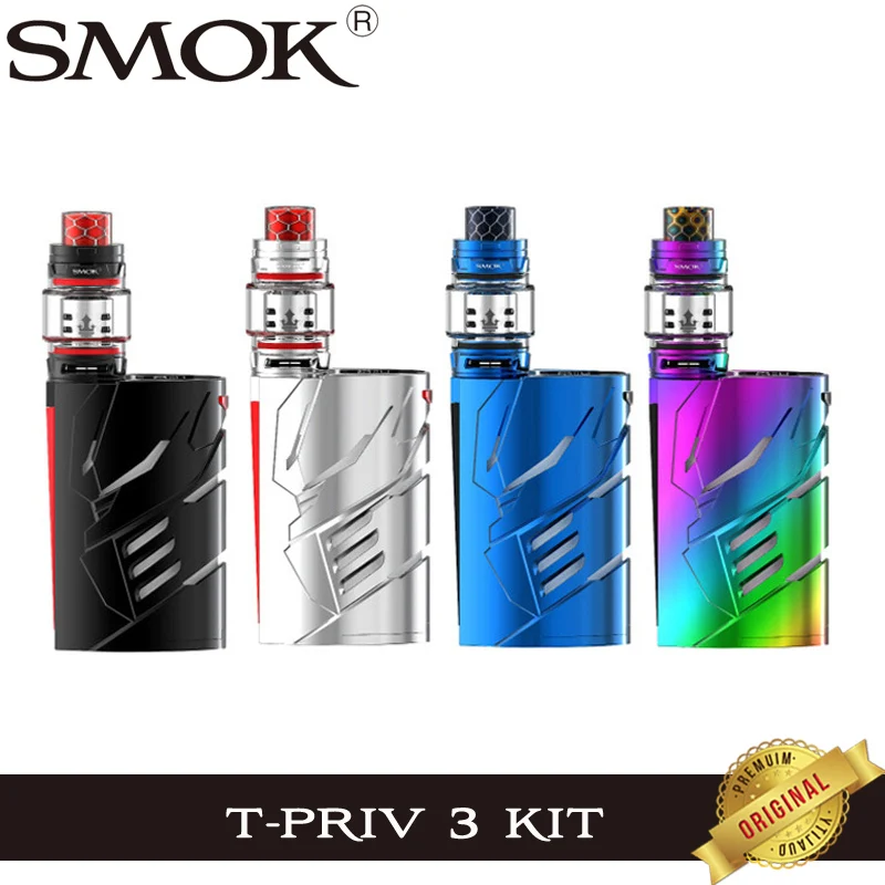 Оригинал smok T priv 3 комплекта 300 Вт поле mod VAPE с 8 мл TFV12 принц танк электронная