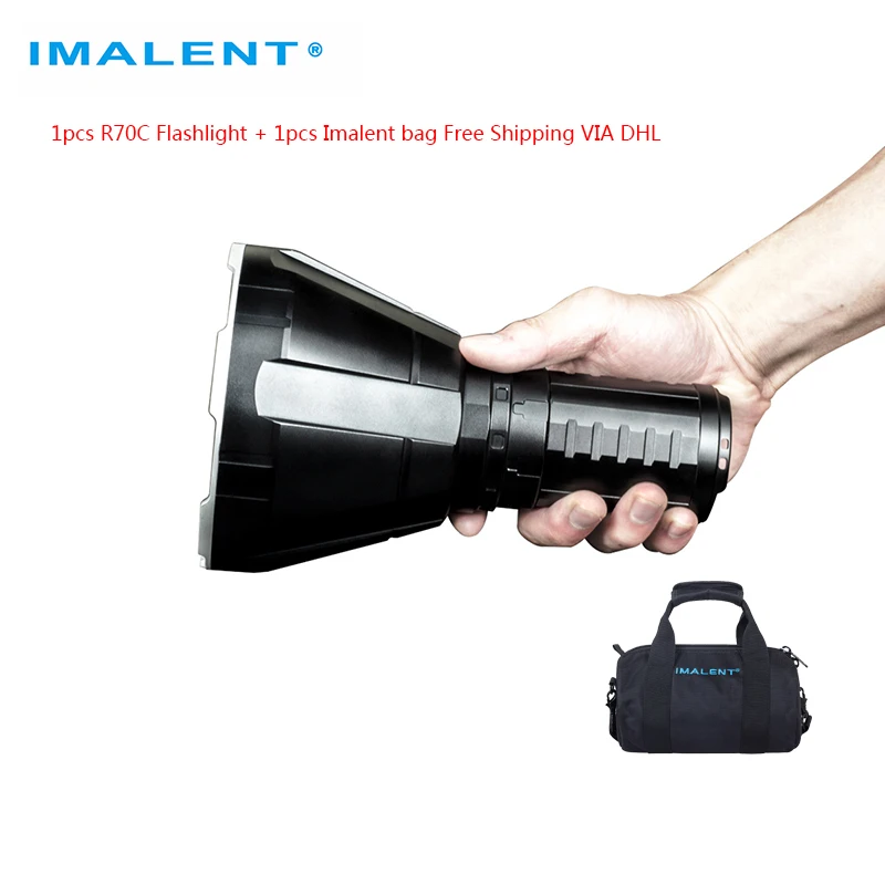 IMALENT R70C заводской выход Мощный светодиодный фонарик CREE XHP70.2 6500 люмен