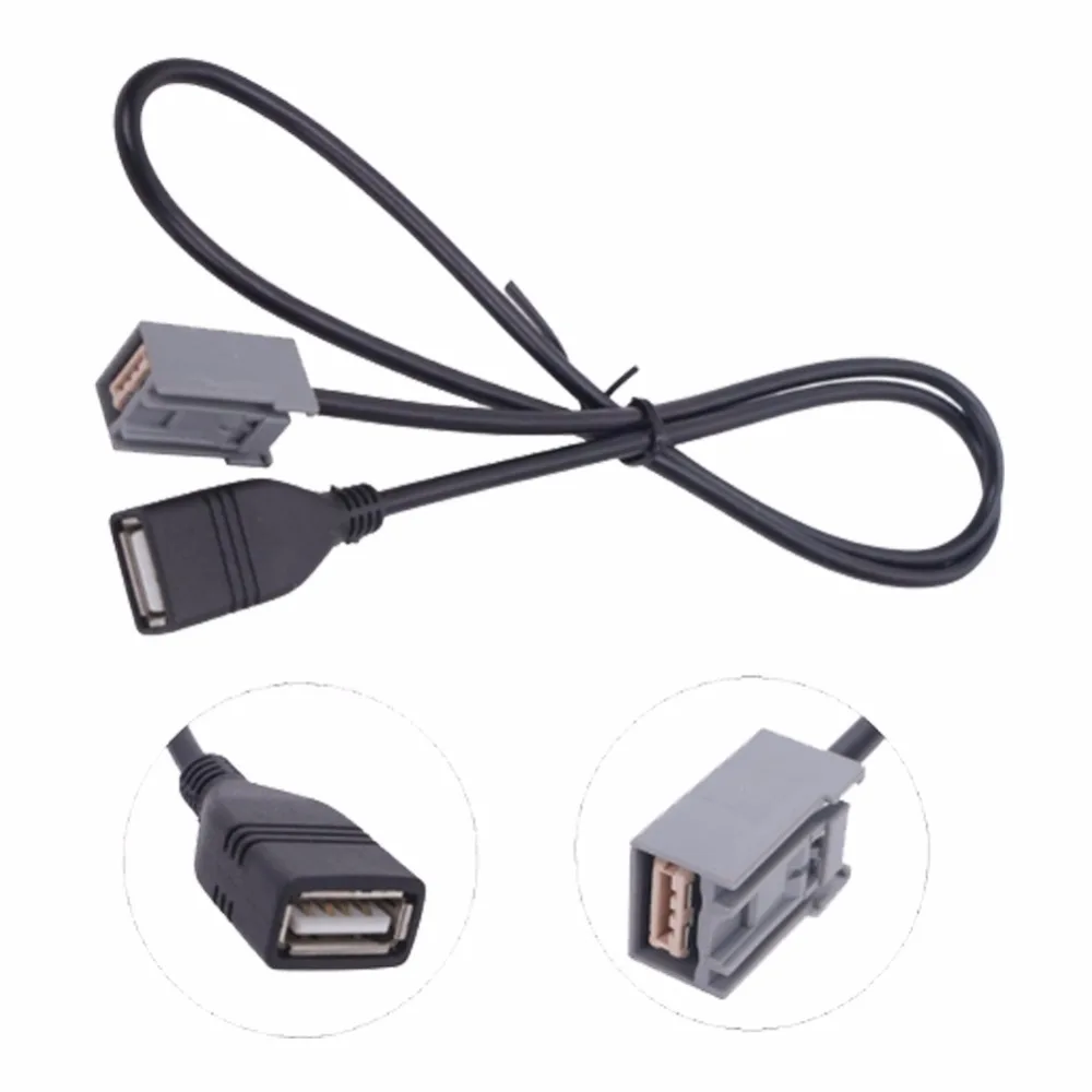 Chelink AUX USB Кабельный адаптер удлинитель провода для Honda Mitsubishi 2009 вперед аудио медиа