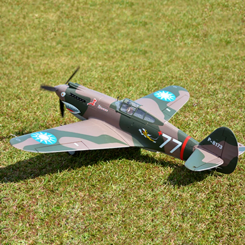 FMS 1400 мм 1 4 м (55 дюйма) P40 P 40B Warhawk летающий тигр 6 канальный с закрывающимися