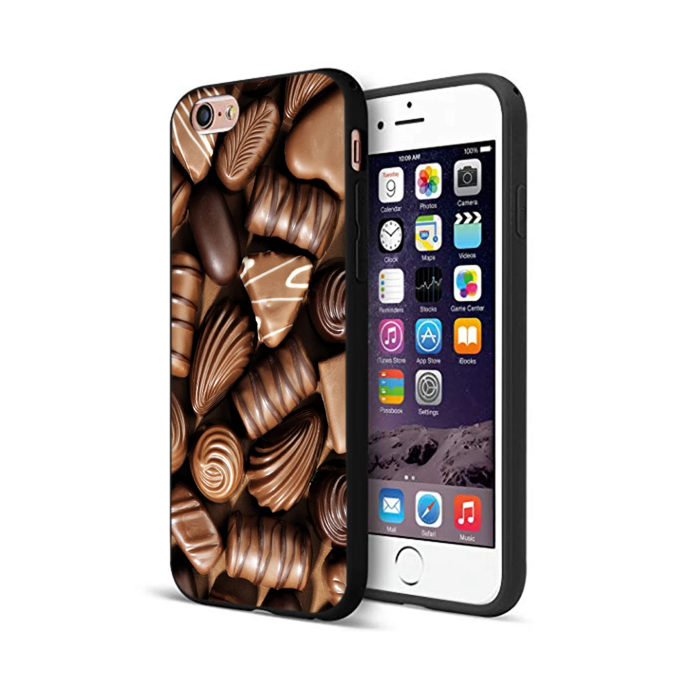12575 Черный чехол ТПУ для iphone 5 5s se 6 6s 7 8 plus x 10 чехол силиконовый чехол для iphone XR XS 11 pro MAX чехол Аленка Бар Шоколад - Цвет: 12575