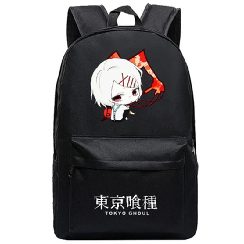 021 Школьный рюкзак Kaneki Ken с половинным лицом и белыми волосами, школьные сумки для подростков, сумки-портфели для путешествий, Mochila Feminina - Цвет: 021