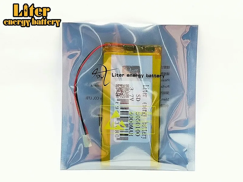 3.7V polymer lithium battery 5050100 4000mAh high capacity Rechargeable Li-ion Cell For MP4 MP5 DVD Tablet GPS Toys | Электроника