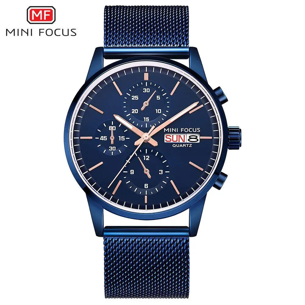 Мини фокус relojes hombre новые кварцевые часы с ремешком из нержавеющей стали модные