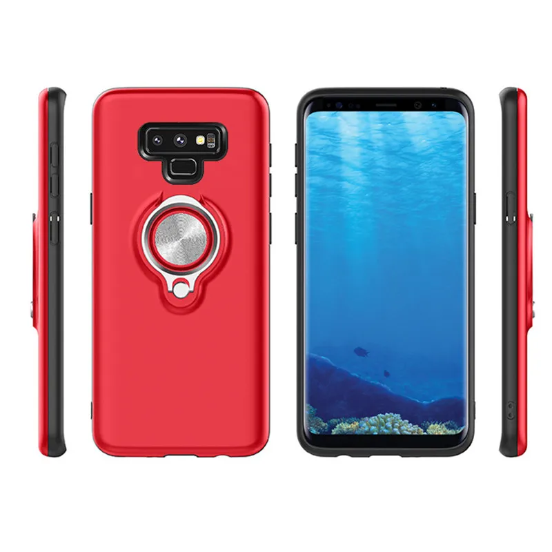 For Samsung s7edge G530 J2 J3 J5 J7 Prime J510 J710 Plus A5 A7 2018 J2PRO TPU Magnetic Car 360 Degree Ring Bracket Hard Case | Мобильные