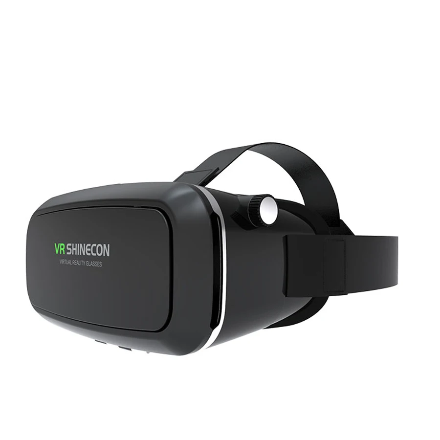 2017 VR shinecon Pro версия Google Cardboard виртуальной реальности 3D очки + умный Bluetooth