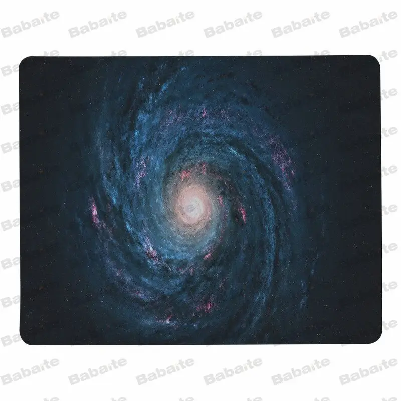 Babaite Смешные galaxy противоскользящие прочные силиконовые компьютерные коврики