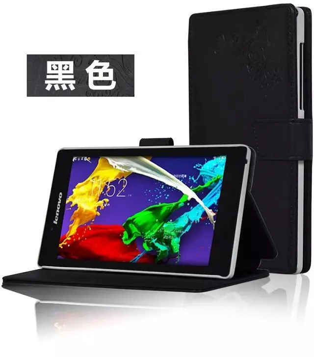 Чехол-книжка с подставкой Модный чехол из кожи принтом чехол-накладка для Lenovo Tab 2