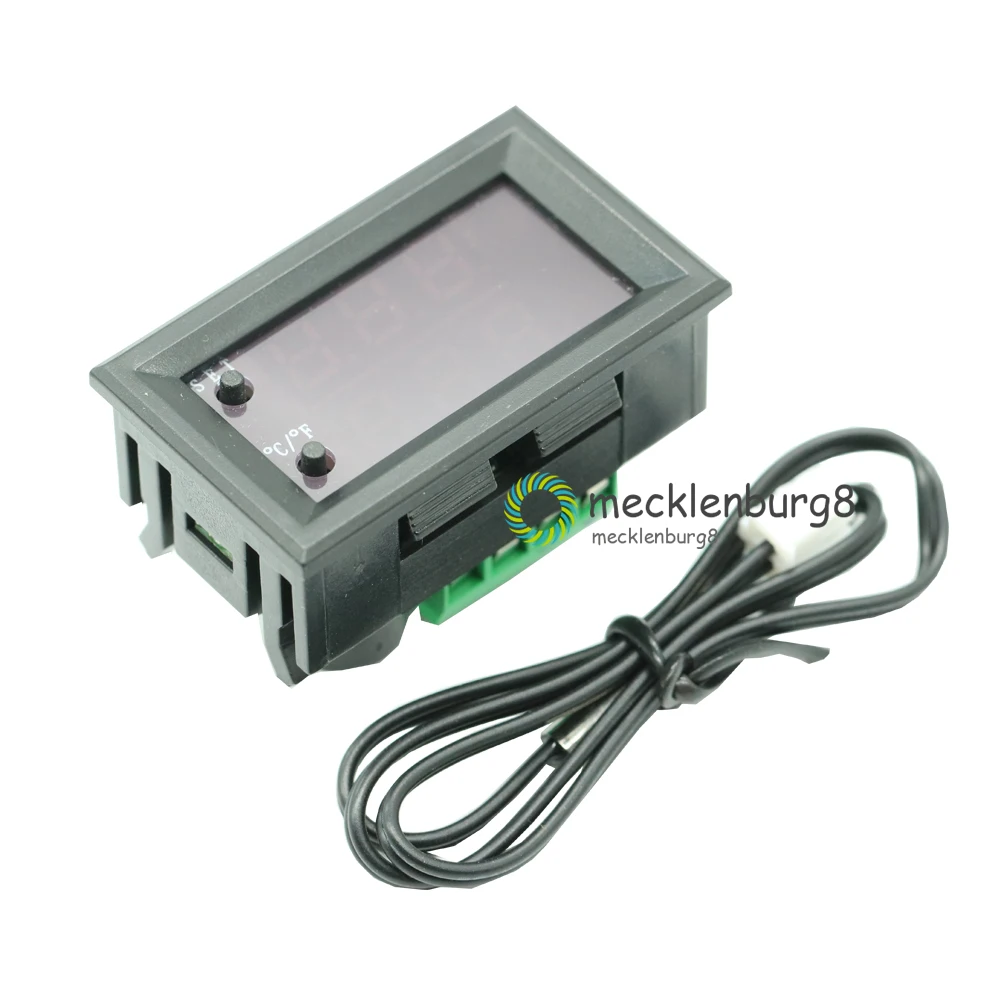 

W1209WK Digital LED Thermostat Temperature Controller Smart Temp Sensor Board Module 12V DC + Waterproof NTC Sensor