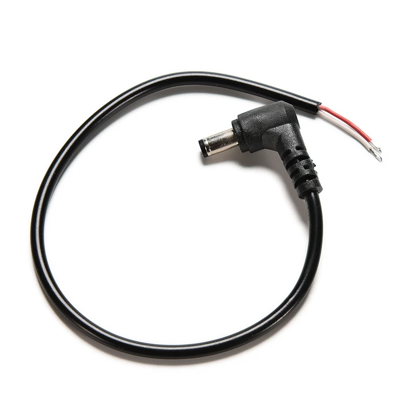 

2PCS DC Power Plug Connector Male Right Angle Jack Cord Cable Wire 5.5 x 2.1mm