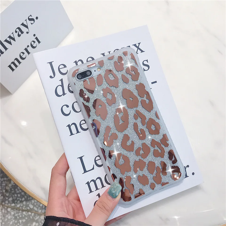 Shockproof ultra thin plating glitter phone back cover coque funda For Apple iPhone XR XS MAX 8 plus 6 7 X cases |
