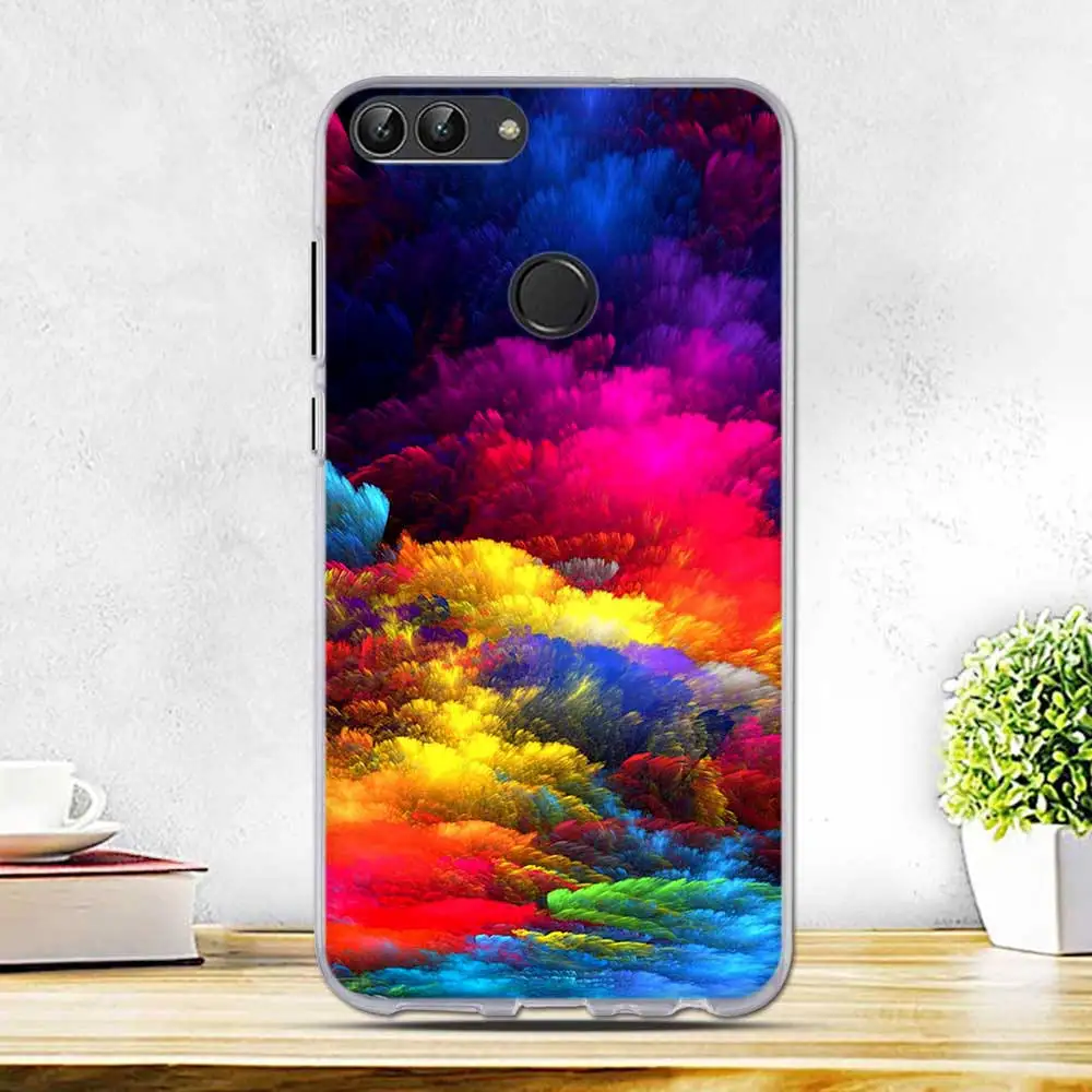 Чехол с рисунком для Huawei Enjoy 7S 5 65 &quotидеальный окрашенные мягкие ТПУ P умные чехлы