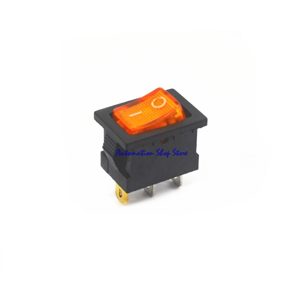 KCD1 красный синий черный желтый зеленый Кнопка ВКЛ ВЫКЛ 3Pin DPST автомобильный