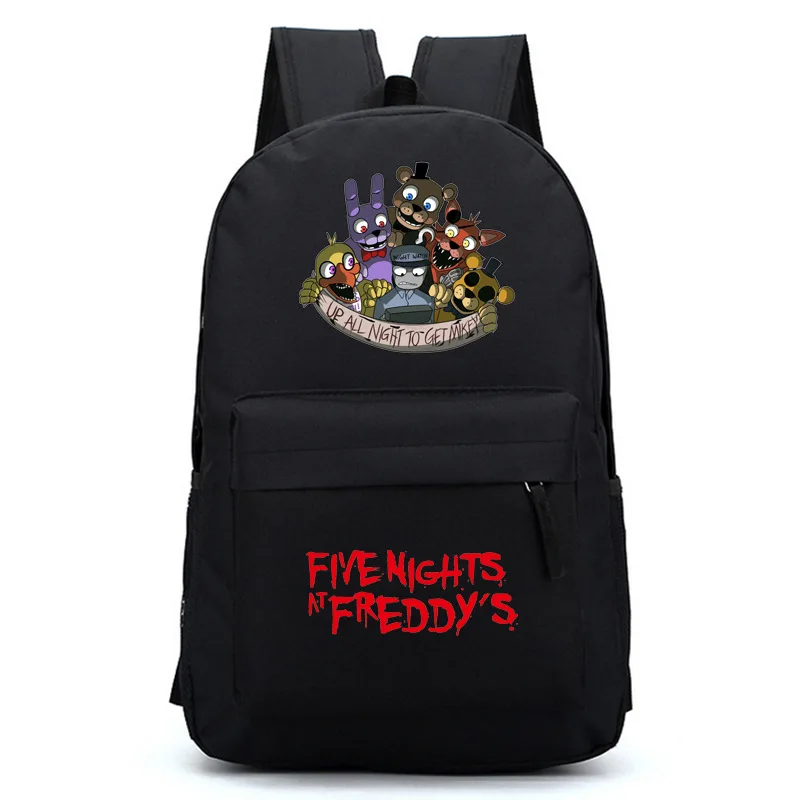 Z Рюкзак Five Nights at Freddy, школьные рюкзаки для подростков, сумка для ноутбука, сумки для книг, женские и мужские повседневные дорожные сумки - Цвет: Z