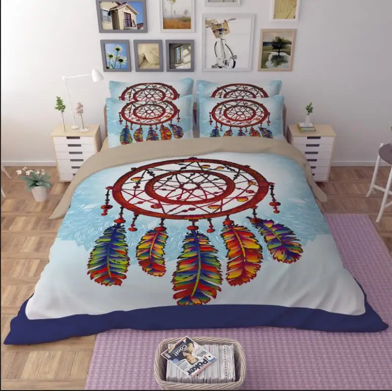 Комплект постельного белья комплект из 3/4 предметов с пододеяльником и без