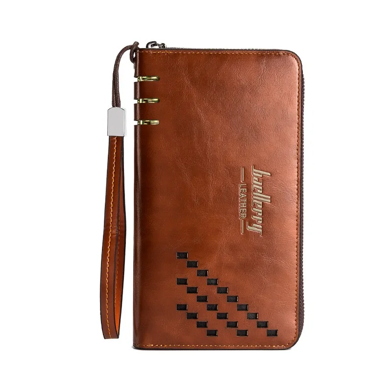 2018 новый мужской деловой клатч бумажник кошелёк Мужской кожаный. Кошелек