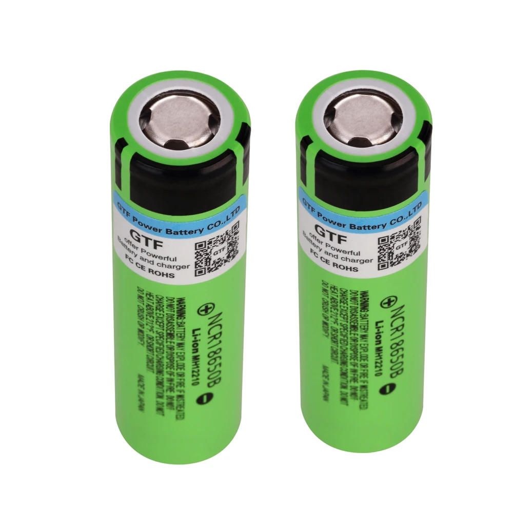 4 шт 100% Оригинал 3 7 V 3400 mah 18650 Батарея NCR18650B литиевых Перезаряжаемые для фонарика + 1