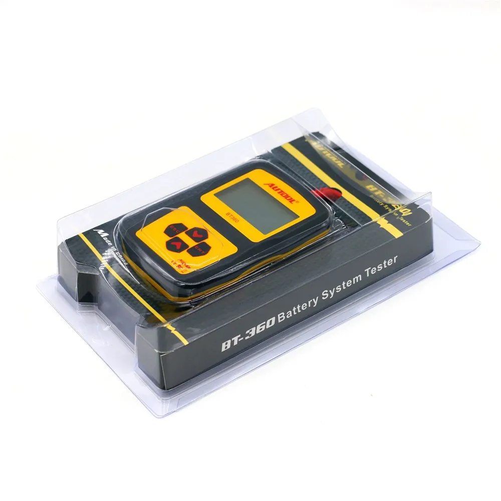 AUTOOL BT360 BT 360 12 в цифровой автомобильный тестер батареи для затопленных AGM гель