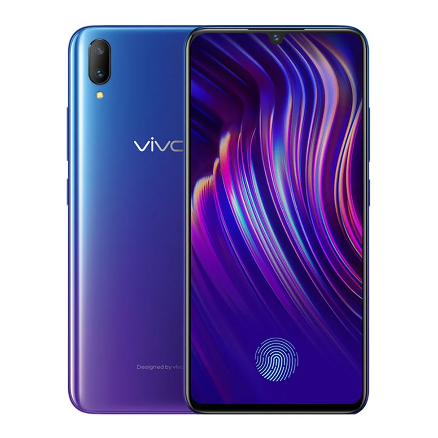 Смартфон Vivo V11 6 41 дюйма 4 Гб + 128 ГБ Snapdragon 660 восемь ядер фронтальная камера 25 МП