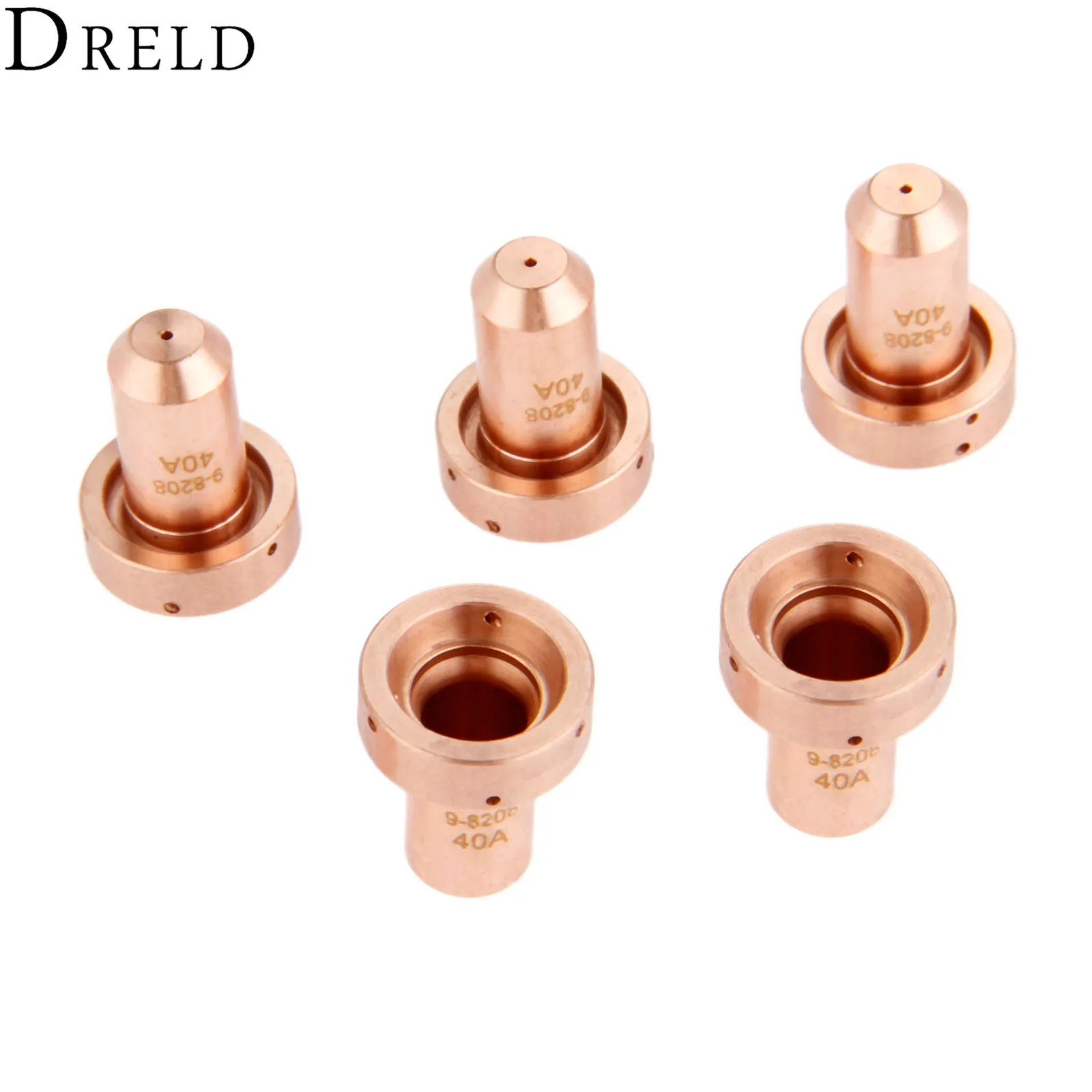 DRELD 5 шт. наконечник плазменной форсунки 9-8208 для SL60 SL100 Плазменные Завихритель аксессуары 40A сварочное оборудование для пайки