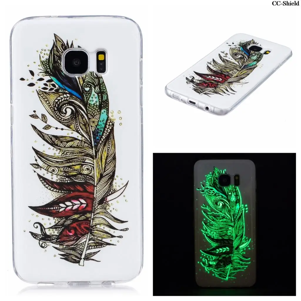 Светящийся чехол для Samsung Galaxy S7 S 7 edge S7edge SM-G935 SM-G935F SM-G935FD SM G935 G935F G935FD мягкий